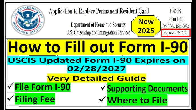 How to Renew Your Green Card in 2025 Using Form I90 Step-by-Step Guide - consultantlm.com